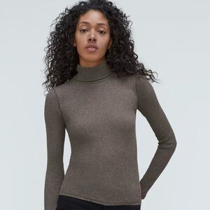 ZARA Luxe Soft Rib Turtleneck Sweater NWT